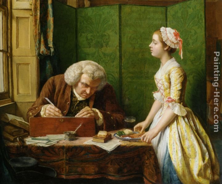 Henry Wallis Dr. Johnson at Caves